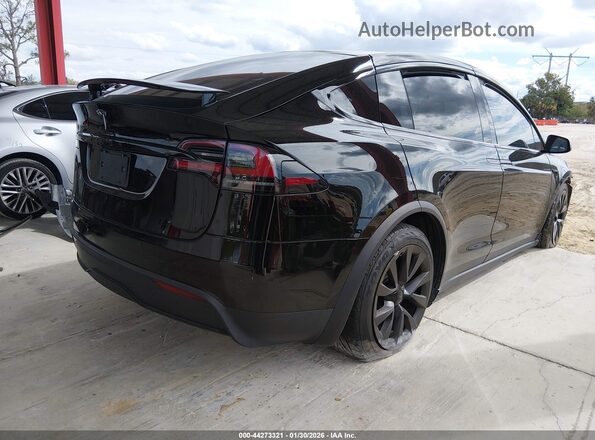 7SAXCDE58PF371195 2023 TESLA MODEL X Black Հետևի աջ