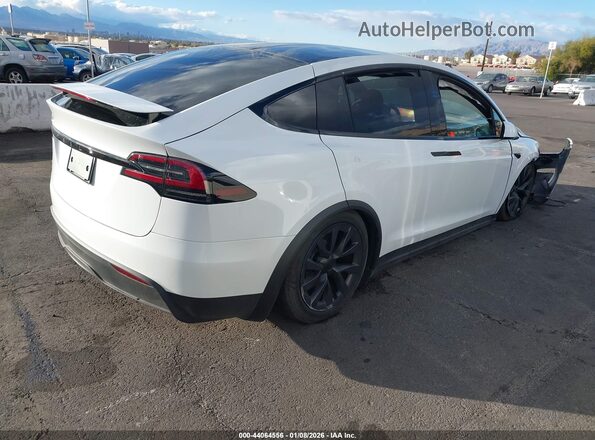 7SAXCDE5XSF465748 2025 TESLA MODEL X Белый Задняя правая четверть