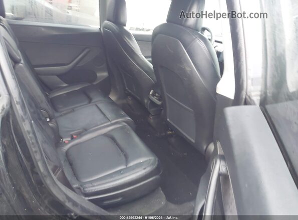 7SAYGAEE0NF573937 2022 TESLA MODEL Y Blue VIN კოდის სტიკერის ხედი