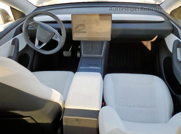7SAYGDED0TA431512 2026 TESLA MODEL Gray Առջևի վահանակի տեսք