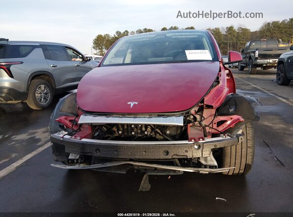 7SAYGDED5SA371970 2025 TESLA MODEL Y Red 