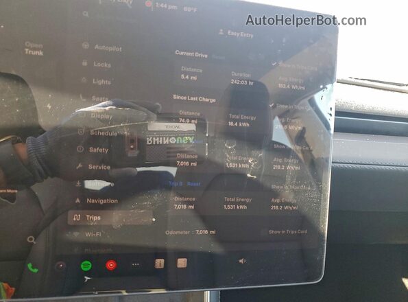 7SAYGDED5TA579932 2026 TESLA MODEL Черный Вид щитка приборов
