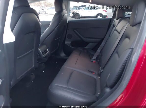 7SAYGDED6RF129542 2024 TESLA MODEL Y Burgundy VIN կոդի պիտակի տեսք