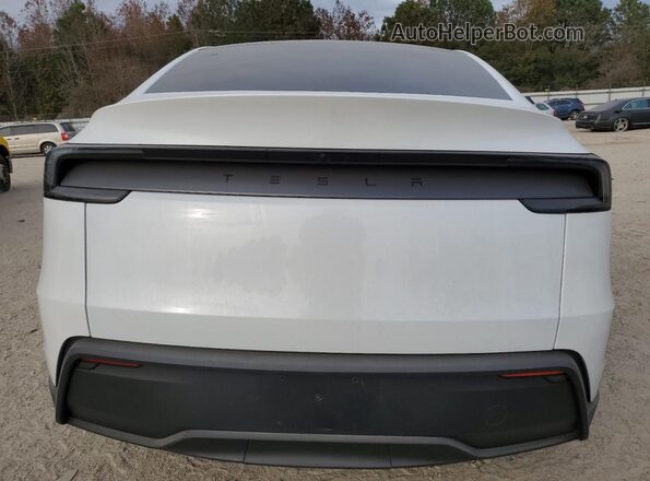 7SAYGDED6TA473828 2026 TESLA MODEL White უკანა ხედი