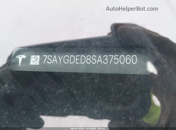 7SAYGDED8SA375060 2025 TESLA MODEL Y Black 