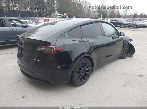 7SAYGDEE1NA007512 2022 TESLA MODEL Y Black უკანა მარჯვენა