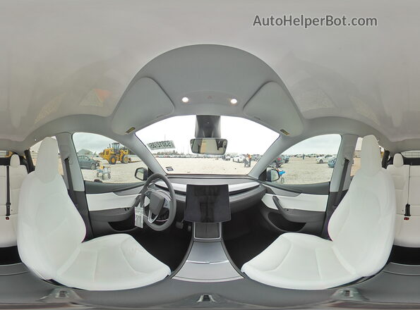 7SAYGDEE1TA465788 2026 TESLA MODEL Gray Vista interior de 360 grados