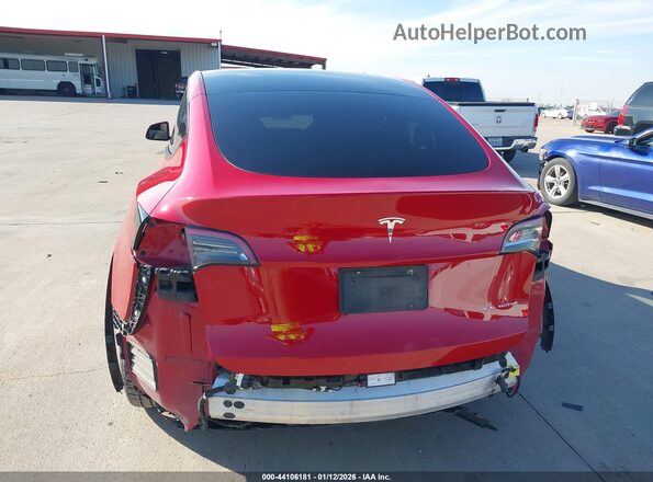 7SAYGDEE3NF386239 2022 TESLA MODEL Y Red 