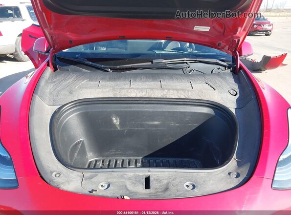 7SAYGDEE3NF386239 2022 TESLA MODEL Y Red Rear view