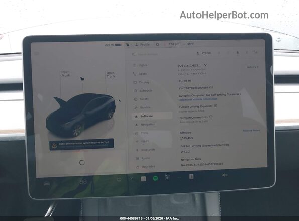 7SAYGDEE3RF064576 2024 TESLA MODEL Y Gray 
