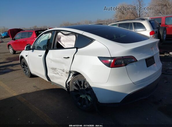 7SAYGDEE4NF385049 2022 TESLA MODEL Y White უკანა მარცხენა