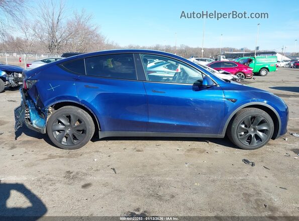 7SAYGDEE6NA019607 2022 TESLA MODEL Y Dark Blue უკანა სალონის ხედი