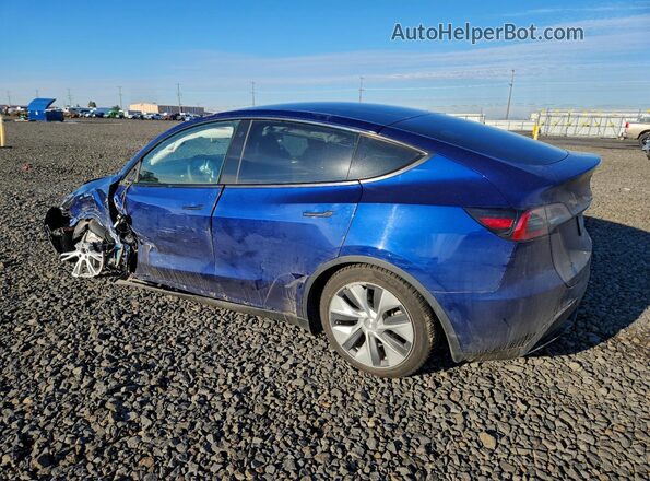 7SAYGDEE6NF576035 2022 TESLA MODEL Blue Rear left