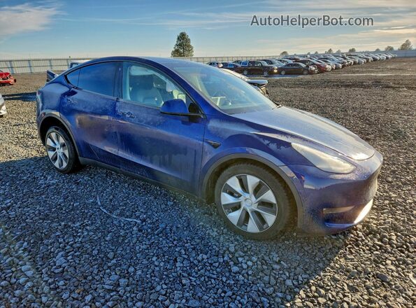 7SAYGDEE6NF576035 2022 TESLA MODEL Blue Front right