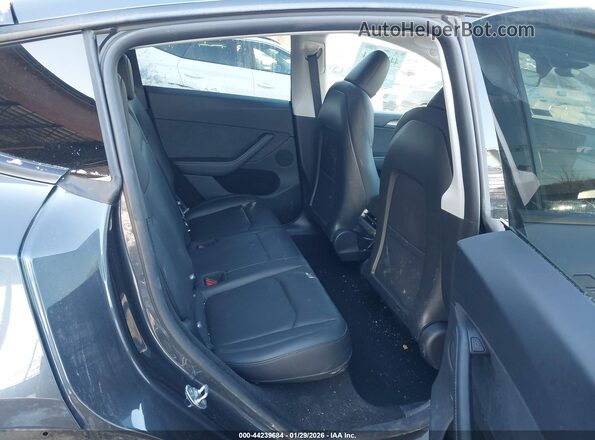 7SAYGDEE8SA367257 2025 TESLA MODEL Y Gray Vista de la etiqueta del VIN