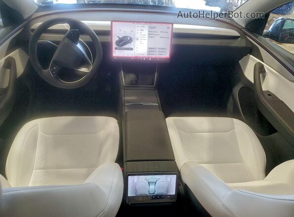 7SAYGDEE9TA414698 2026 TESLA MODEL Gray წინა პანელის ხედი