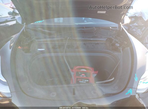 7SAYGDEEXNF321503 2022 TESLA MODEL Y Black Вид ззаду