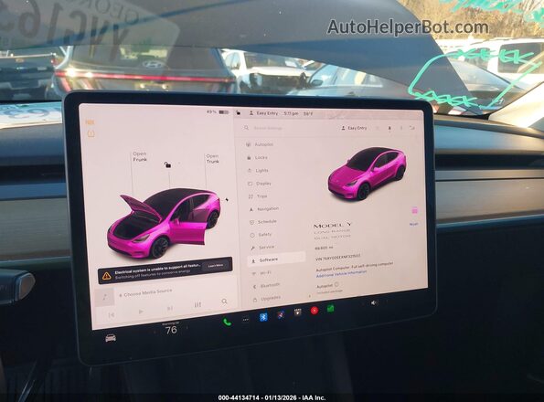 7SAYGDEEXNF321503 2022 TESLA MODEL Y Black 