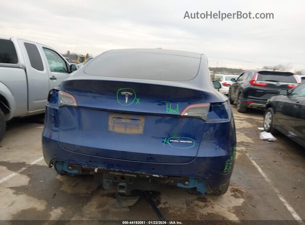 7SAYGDEEXNF574398 2022 TESLA MODEL Y Blue 