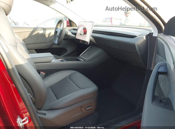 7SAYGDEEXTF403258 2026 TESLA MODEL Y Red წინა სალონის ხედი