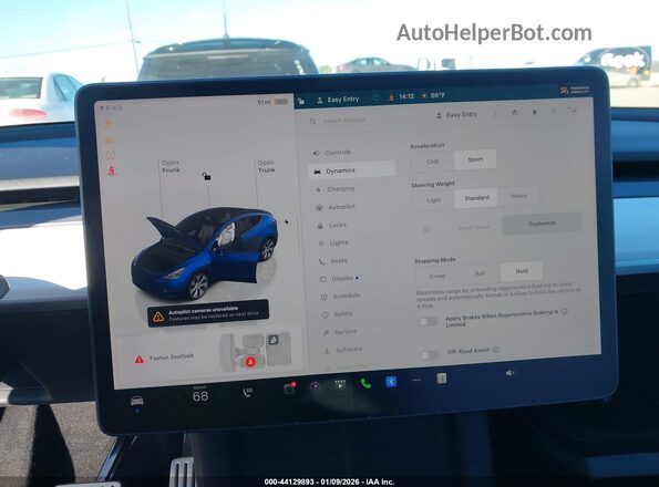 7SAYGDEF7NF459170 2022 TESLA MODEL Y Gray 