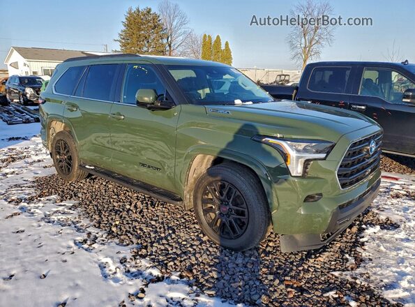 7SVAAABA1PX003235 2023 TOYOTA SEQUOIA Green Delantero derecho