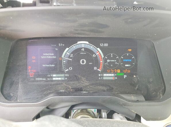 7SVAAABA1PX014834 2023 TOYOTA SEQUOIA Silver ხელსაწყოთა პანელის ხედი