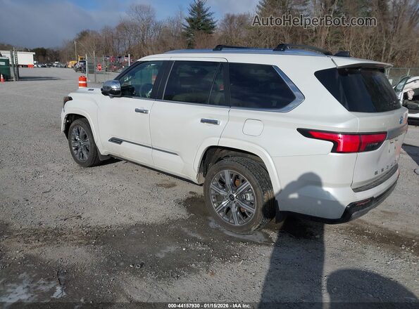 7SVAAABA3RX031489 2024 TOYOTA SEQUOIA White Задня ліва чверть