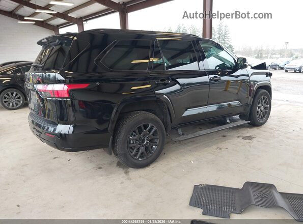 7SVAAABA4RX021151 2024 TOYOTA SEQUOIA Black Հետևի աջ