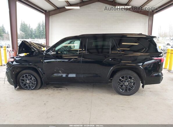 7SVAAABA4RX021151 2024 TOYOTA SEQUOIA Black Սալոնի հետևի տեսք