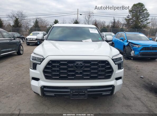 7SVAAABA7PX005703 2023 TOYOTA SEQUOIA White Սարքավորումների վահանակի տեսք