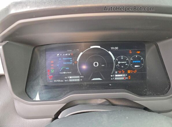 7SVAAABA8PX004088 2023 TOYOTA SEQUOIA Blue Widok deski rozdzielczej