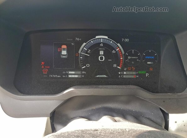 7SVAAABA9PX009624 2023 TOYOTA SEQUOIA Серый Вид щитка приборов