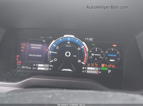 7SVAAABA9RX028385 2024 TOYOTA SEQUOIA Gray უკანა სავარძლების ხედი