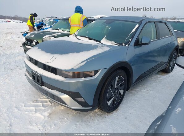 7YAKN4DA0TY041702 2026 HYUNDAI IONIQ 5 Blue Առջևի ձախ երեք քառորդ տեսարան