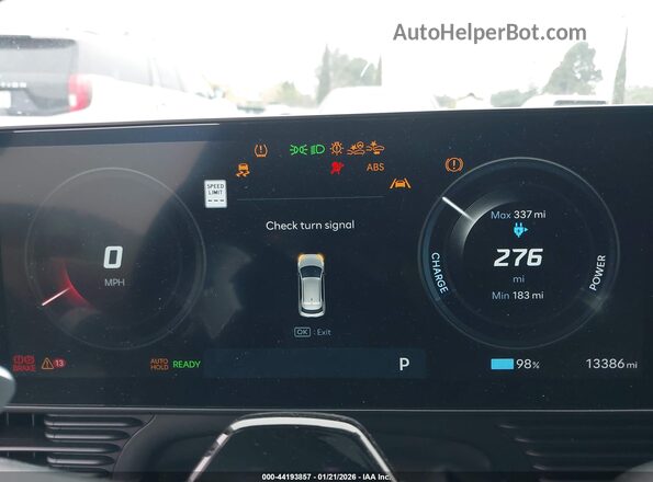 7YAKN4DA3SY032877 2025 HYUNDAI IONIQ 5 Gray უკანა სავარძლების ხედი