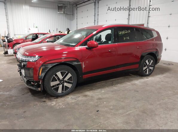 7YAMUFS33TY001951 2026 HYUNDAI IONIQ 9 Red წინა მარცხენა ხედი სამი მეოთხედიდან
