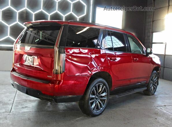1GYS4EKL0PR338399 2023 CADILLAC ESCALADE Red Front right