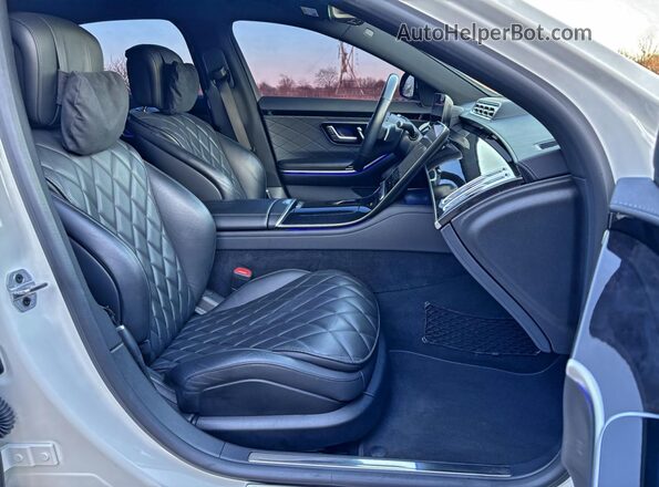 W1K6G7GB3NA078446 2022 MERCEDES-BENZ S Белый Вид задних сидений