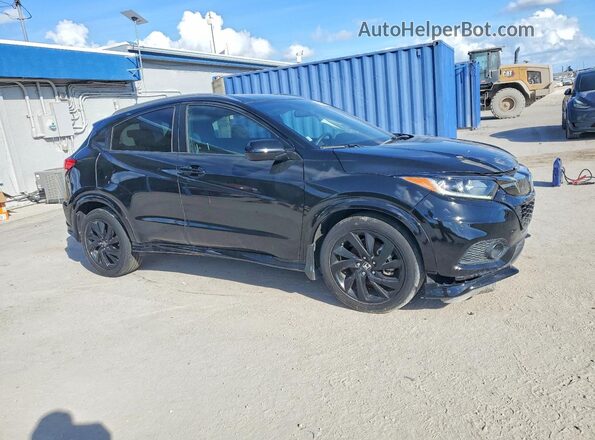 3CZRU5H14MM733185 2021 HONDA HR-V Черный Вид спереди