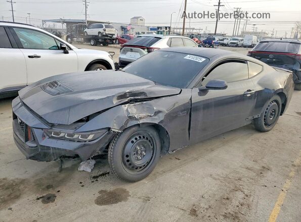 1FA6P8CF7R5428741 2024 FORD MUSTANG Черный Задняя левая четверть