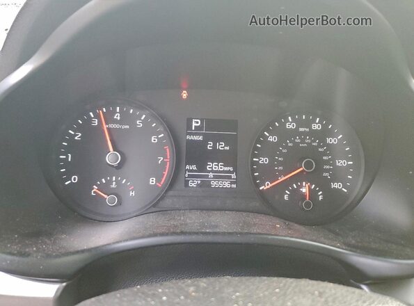 3KPA24AD1NE466719 2022 KIA RIO Black Vista de los asientos traseros