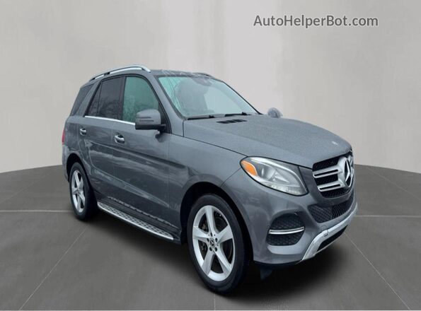 4JGDA5HBXHA992716 2017 MERCEDES-BENZ GLE Charcoal Trasero izquierdo