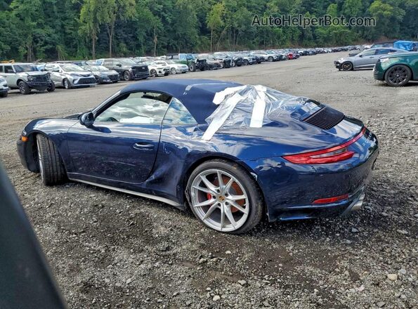 WP0CB2A98JS147463 2018 PORSCHE 911 Blue უკანა მარჯვენა