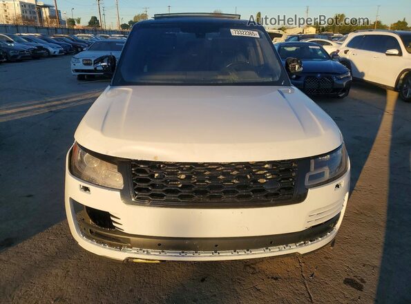 SALGS2RE5JA513705 2018 LAND ROVER RANGE White უკანა ხედი