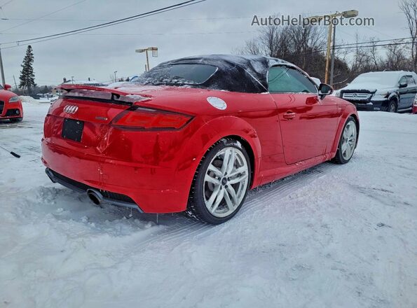 TRUT5CFV1G1025499 2016 AUDI TT Red Vista frontal