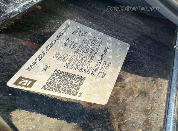 2G61U5S34K9114866 2019 CADILLAC XTS Black Widok wnętrza z tyłu