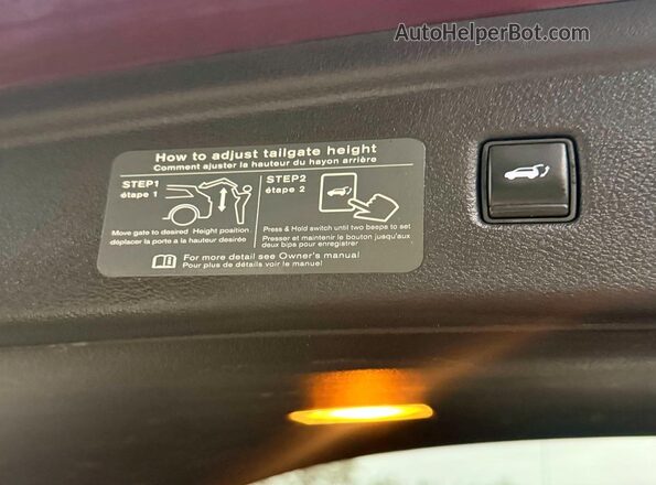 3PCAJ5M32LF101467 2020 INFINITI QX50 Burgundy Вид наклейки з VIN-кодом