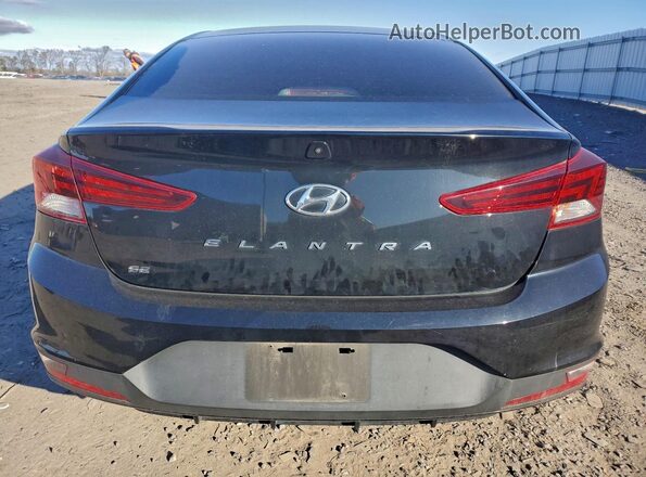 KMHD74LF4KU859331 2019 HYUNDAI ELANTRA Black Front interior view