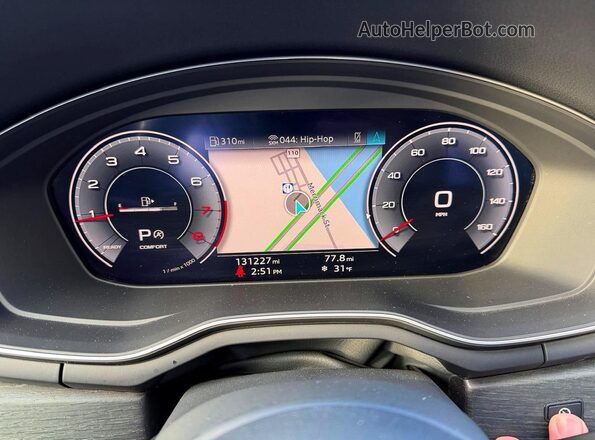 WA18NAF44LA032477 2020 AUDI OTHER Gray Instrument cluster view